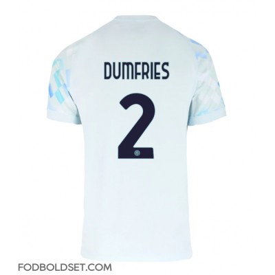 Inter Milan Denzel Dumfries #2 Udebanetrøje 2025-26 Kortærmet Inter Milan Denzel Dumfries #2 Udebanetrøje 2025-26 Kortærmet